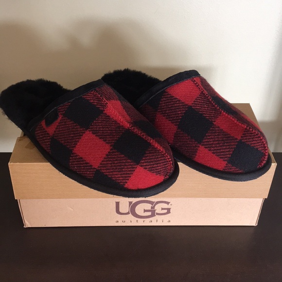 mens plaid ugg slippers